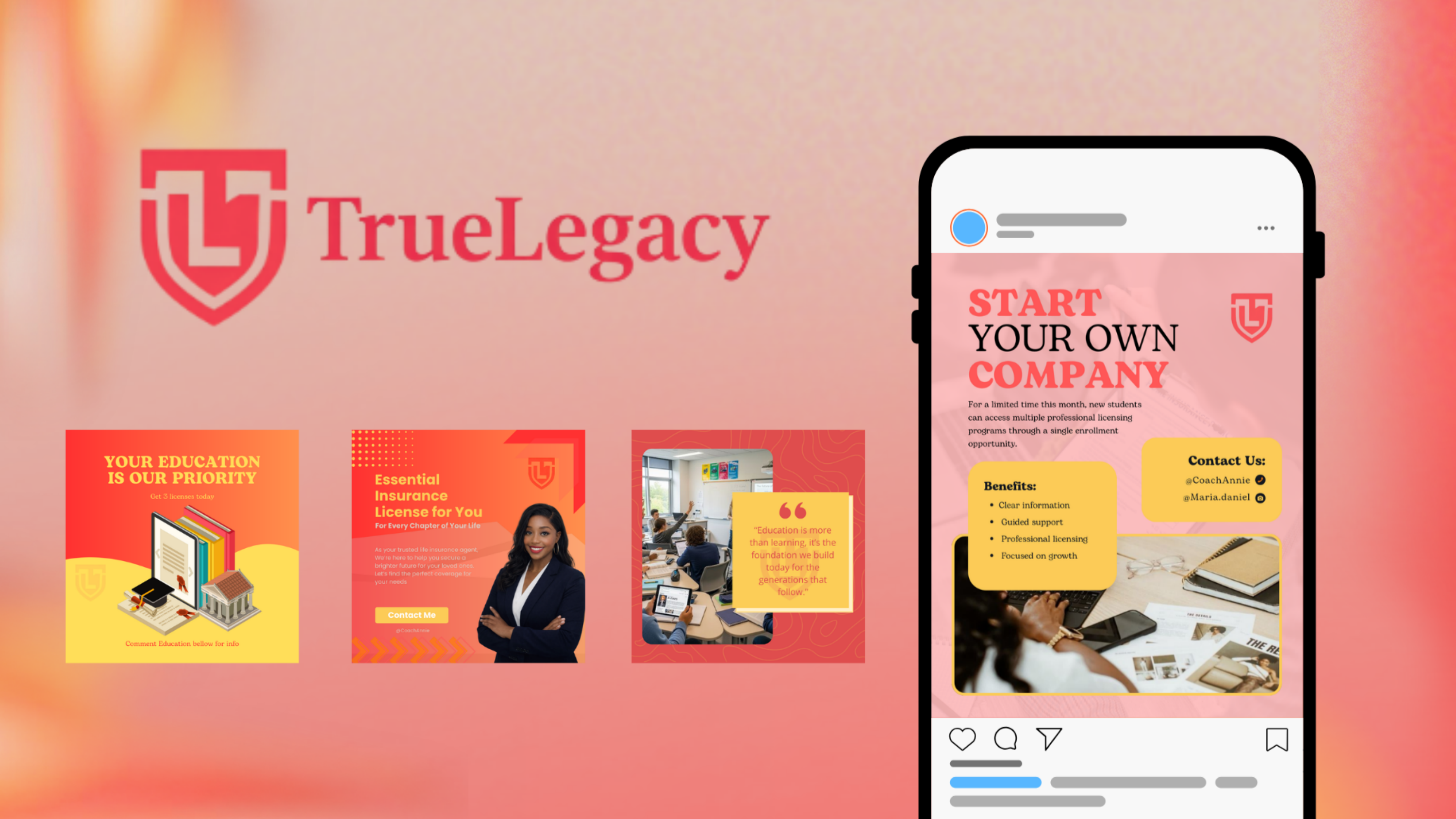 TrueLegacy — Social Media & Brand